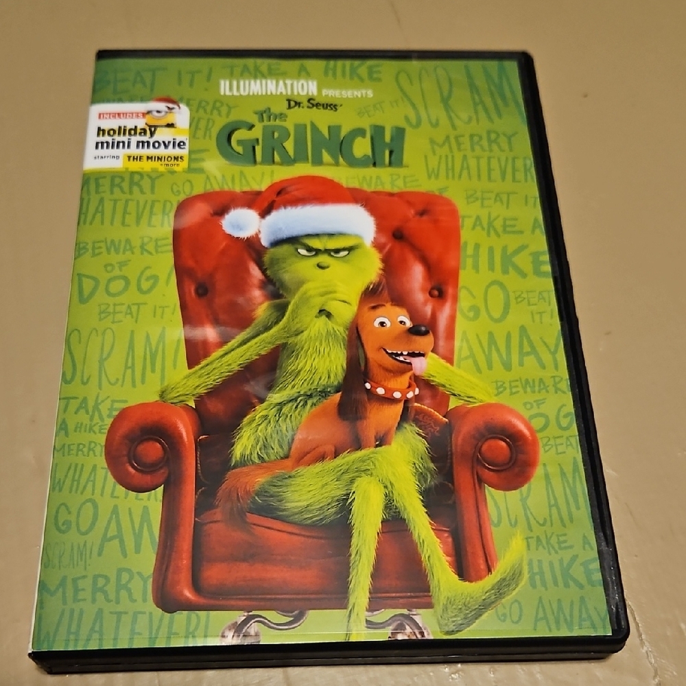 The Grinch DVD with Holiday Mini Movie